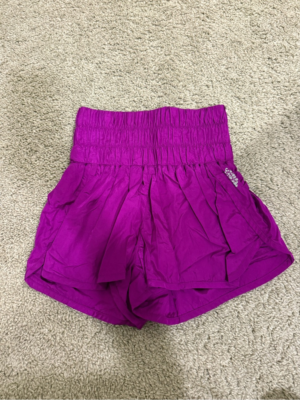 High-Waist Purple Women’s Shorts